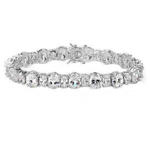 The Atyrah Swarovski Crystals Tennis Bracelet